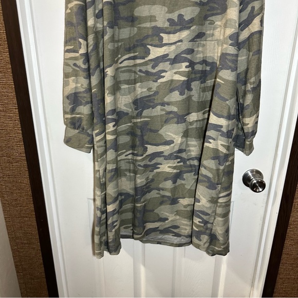 Heimish U.S.A Camo Print Long Sleeve Aline Dress size 3XL - Picture 11 of 11